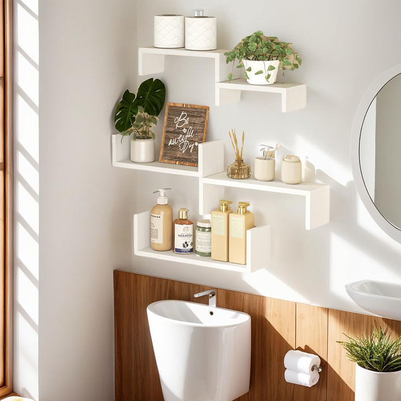 Floating Shelf, White