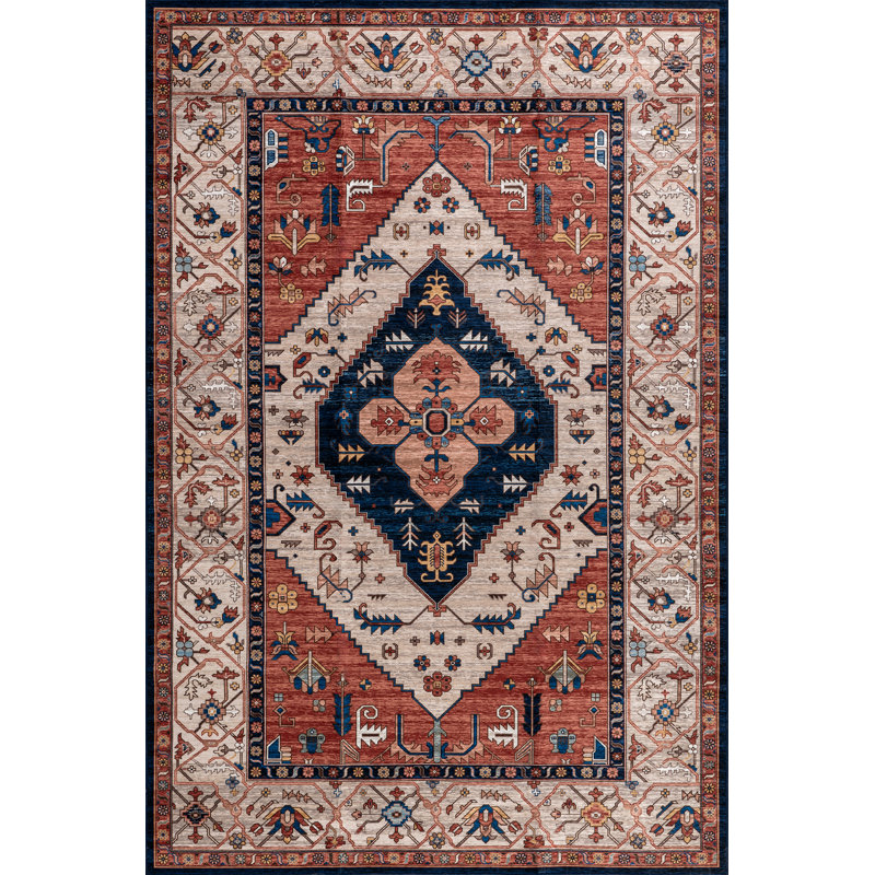  SplashGuard Machine Washable Area Rug, Rectangle 9' x 12'