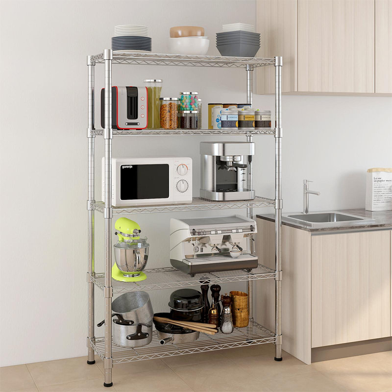Étagère de bureau H 71 po x l 31,6 po, Brun rétro