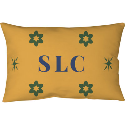 Salt Lake City Basketball Outdoor Blown & Closed Pillow 20 inch x 14 inch
