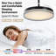 Ventilateur de plafond 42 "rétractable avec lumières, réversible silencieux 6 vitesses 3 cct pour chambre noire
