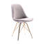 Chaise d'appoint rembourrée en velours Lougenia-1723725724