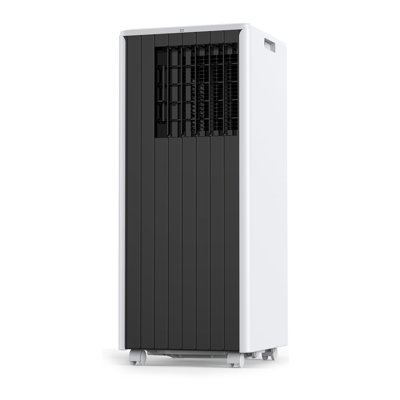 Climatiseur portatif 3-en-1 8 000 BTU - refroidissement puissant, déshumidificateur et ventilateur, silencieux, compact, minuterie 24H, mode veille, télécommande, ensemble de fenêtre - couvre 350 pieds carrés - Noir, norme américaine