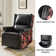 Prayag Transitional Upholstered Swivel Rocking Recliner (Set of 2)