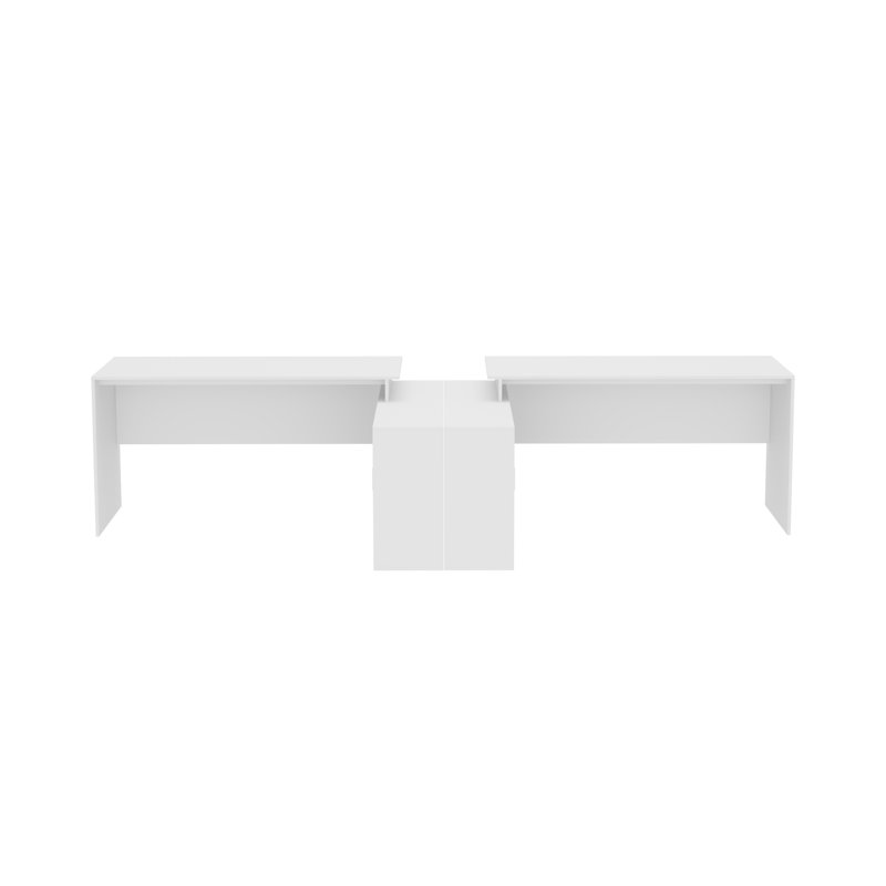 126"W Computer Desk 2 Person