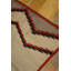 Ivory Minimalist Tribal Design Antique Native American Flatweave Navajo Rug