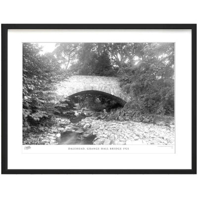 Dalehead, Grange Hall Bridge 1921 - Single Picture Frame Print