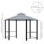 Adoni 3m x 3m Steel Patio Gazebo