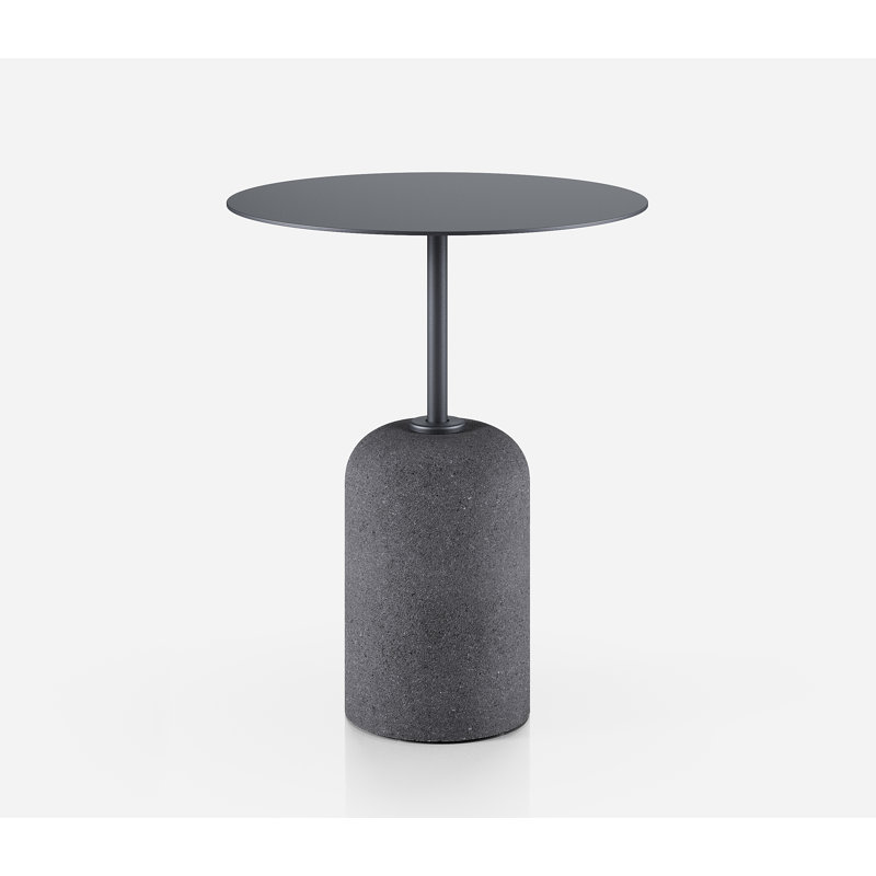 Murdorf Steel Top End Table, Anthracite