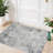 Washable Hallway Rug - Rugs Modern Stain Resistant Indoor Mat Rug for Laundry, Bedroom Non Slip Rubber Backing Thin Super Soft Room Decor Floor Carpet Grey-1615312488