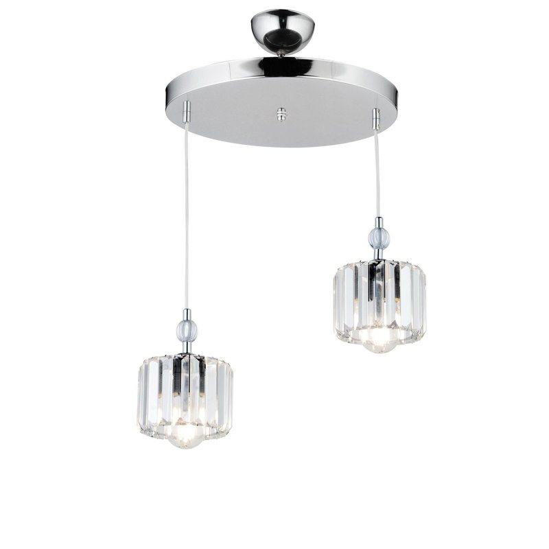 Luminaire suspendu tambour à 2 lumières Enloe
