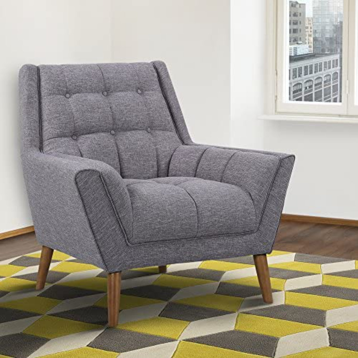 Modern fabric online armchair