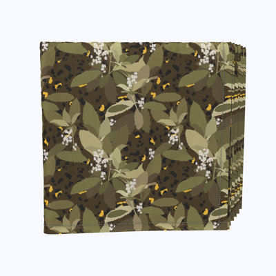 Polyester Animal Print Square Napkin