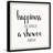'Shower Happiness' - Picture Frame Typography Print on Paper-793967838