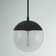 Luminaire suspendu sphère 1 lumière Yearby