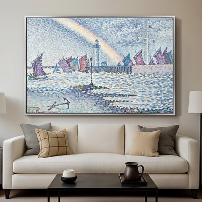 Entrée du port de Honfleur, 1899 - Paul Signac, toile tendue avec châssis