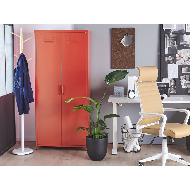 Flavius 1 -Door 4 -Shelf, Red