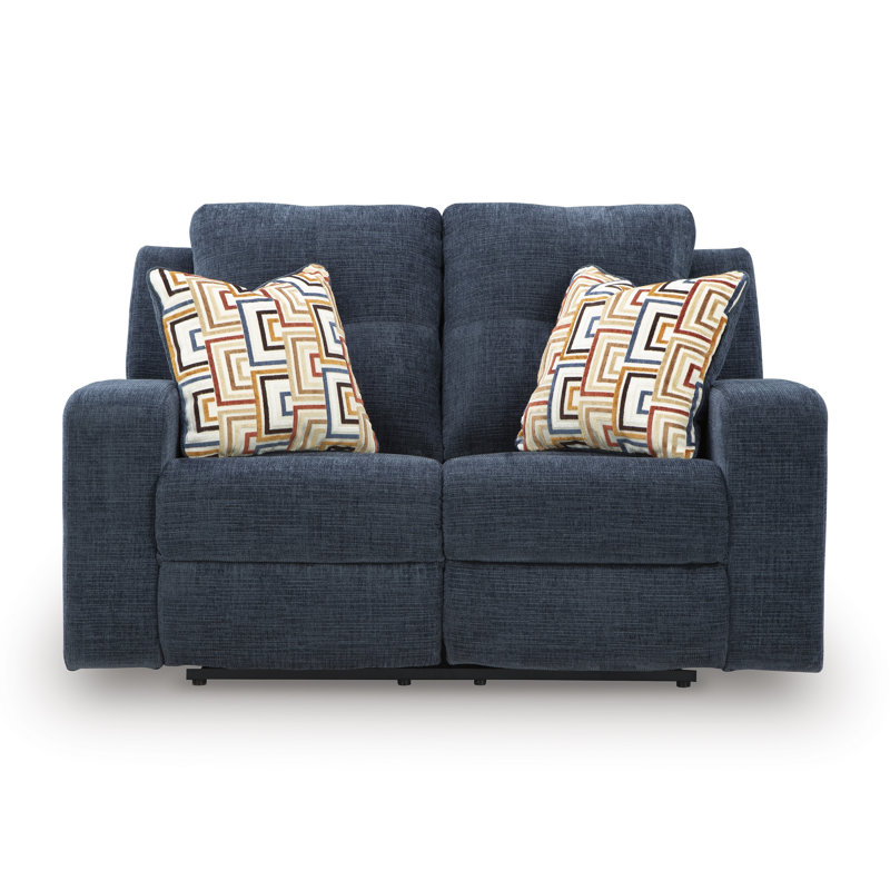 Causeuse inclinable Agostini, Bleu