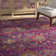 Christa Floral Fuchsia/Blue Area Rug