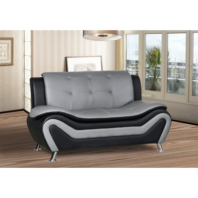 Halley Upholstered 57'' Loveseat