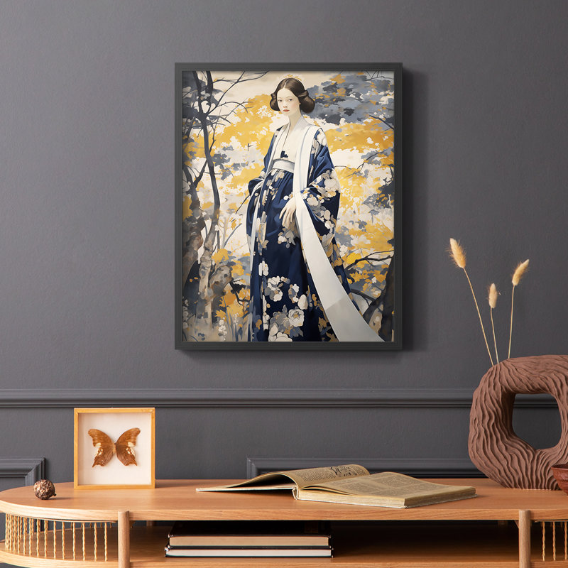 WOMEN Series DLV - reproduction encadrée de qualité supérieure - prête à être accrochée - aucun clou requis