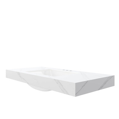 Sintered Stone Countertop and Undermount Ceramic Basin