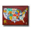 «Licence Plate Map USA» par Design Turnpike-477194477