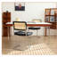 Chaise de salle à manger, ensemble de 2, dossier en rotin noir tissé à la main, L 20,9 po x l 17,5 po x H 33,1 po-131675467-131675469