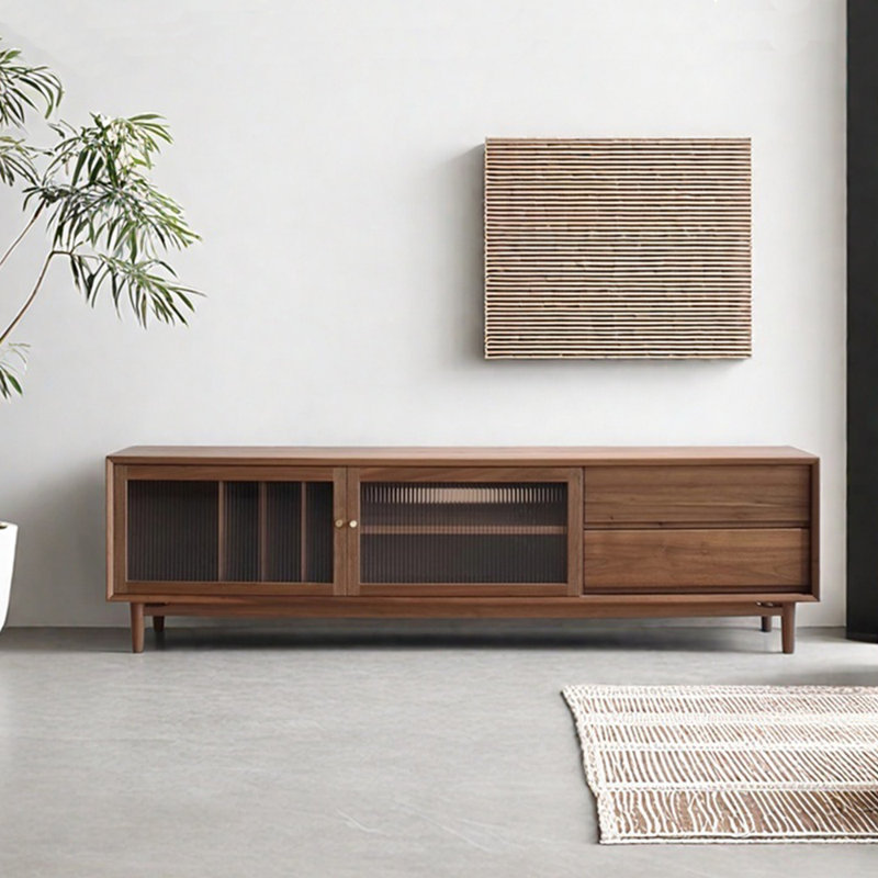 Modern simple high quality TV cabinet, 86.61''