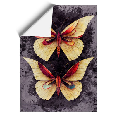 Butterflies in Watercolour No.4 - Wall Art