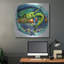 Highland Dunes «Angry Mahi-Mahi» par Flyland Designs, art mural en métal-967796410
