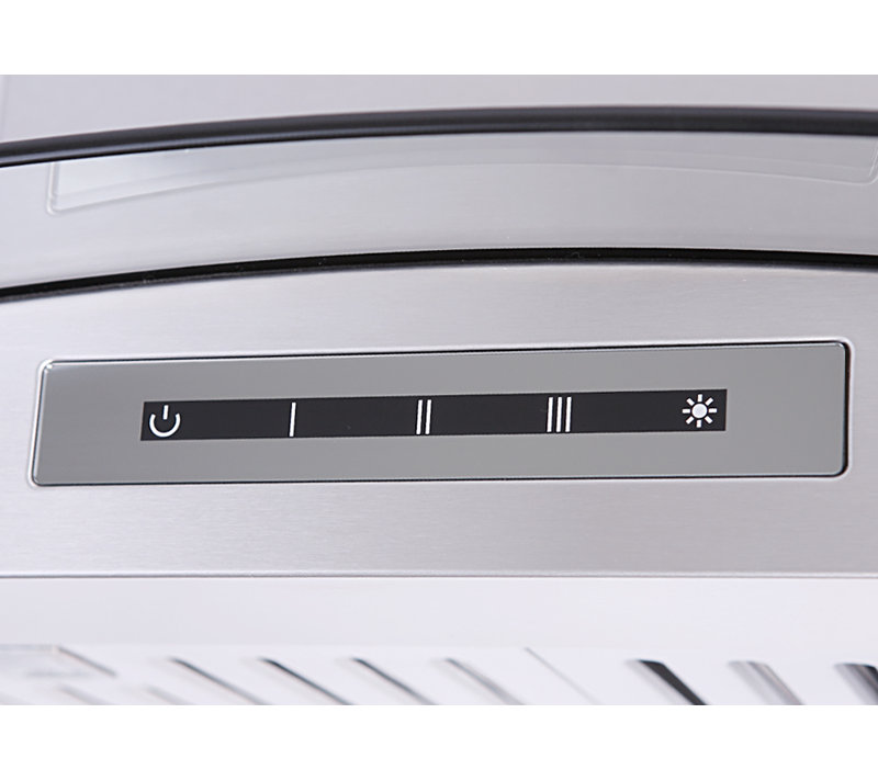 Hotte pour îlot de cuisine 42 pouces en acier inoxydable convertible WS-68N Series 550 CFM