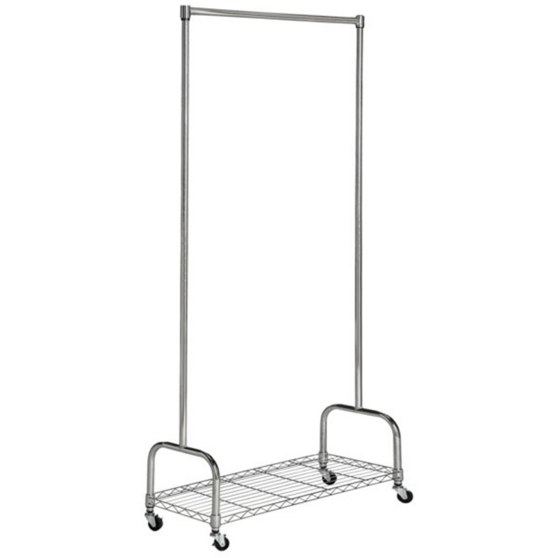 Ples 35.4'' Metal Rolling Clothing Rack