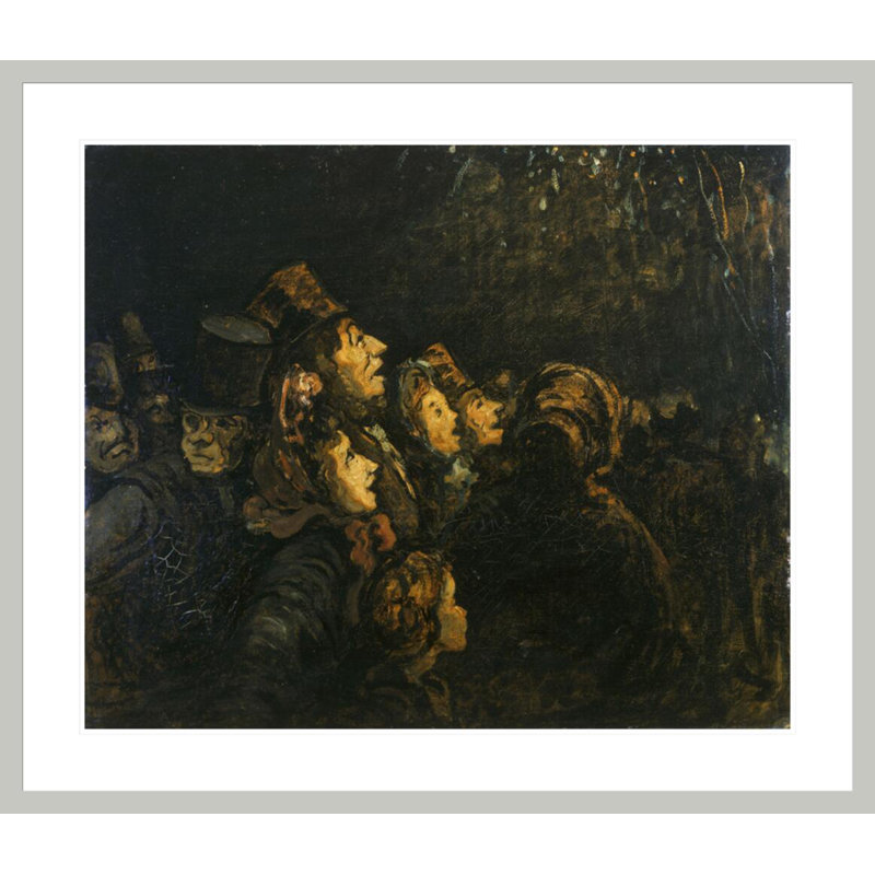 «The Rockets» par Honoré Daumier, impression giclée sur cadre, H 33,5 po x l 38,96 po