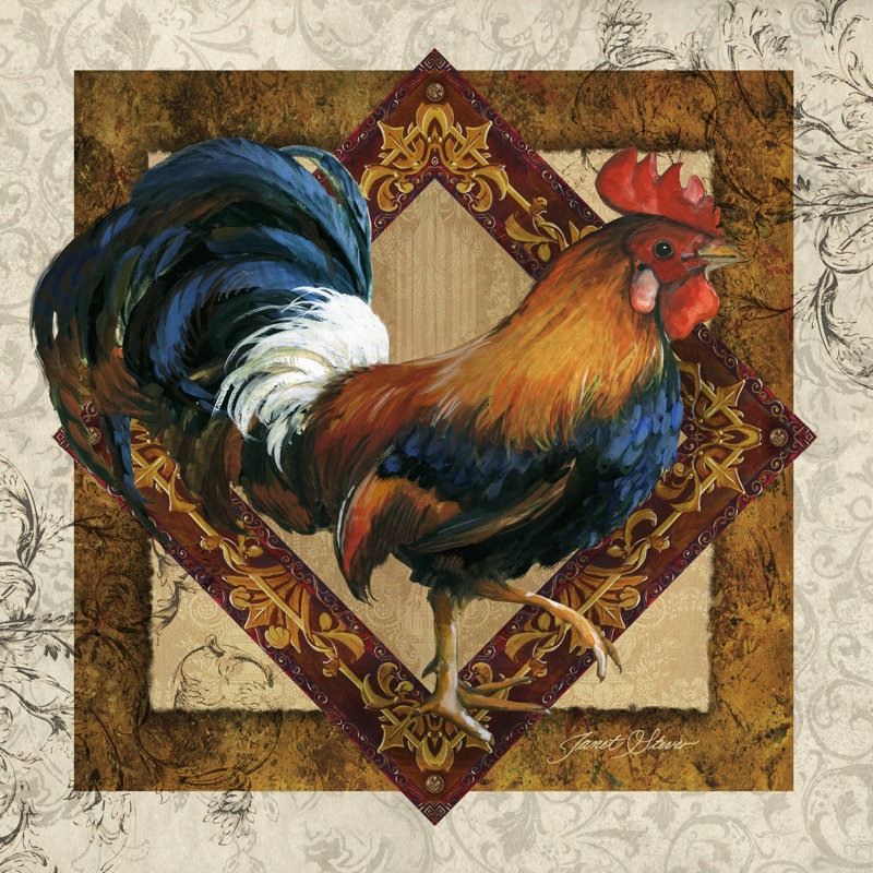 Ruler Of The Roost by Janet Stever - Wrapped Canvas Art Prints, 76cm H x 76cm W