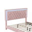 Upholstered Platform Bed Frame With LED Lights-121066434