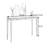 Black Walnut Solid Wood Entryway Console-106687021