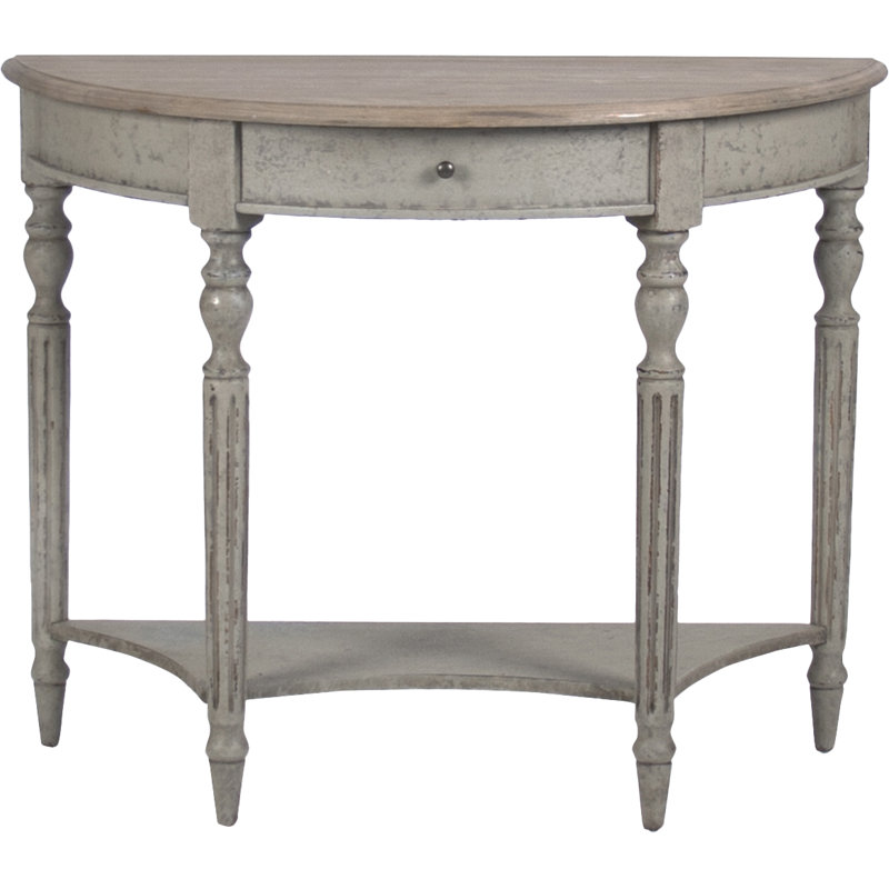 39'' W Solid Wood Console Table, Brown