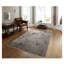 Tapis de zone gris/brun 6,5 pi x 10 pi floral Bellefonte
