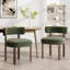 Chaise d'appoint rembourrée en bois massif-1847099155