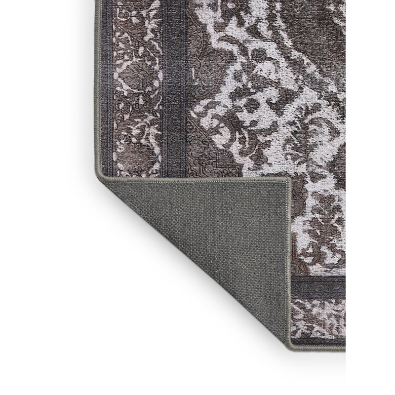 Tapis oriental brun / ivoire Sanora, Tapis de couloir 2 pi x 5 pi