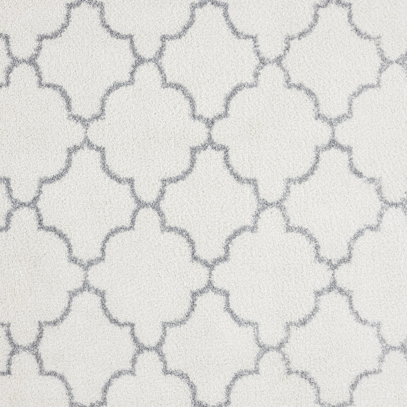 Tapis blanc Wahcheechee, Rond 5 pi 3 po