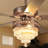 52"/62" Crystal Ceiling Fan Fandelier With Lights-808089646-808089651