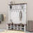 Wood Rustic Hall Tree Entryway Bench With Hooks And Adjustable Shelves-99206415