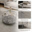 Table basse ronde en verre pour salon