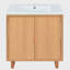 Ensemble de meuble-lavabo simple 29,5 po Nurbek-1100447425