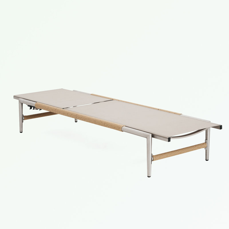 Chaise longue d'extérieur Aluminun