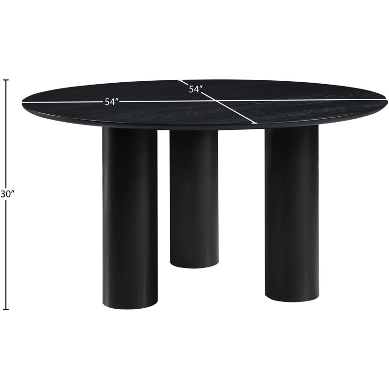 Izzey Dining Table, Black