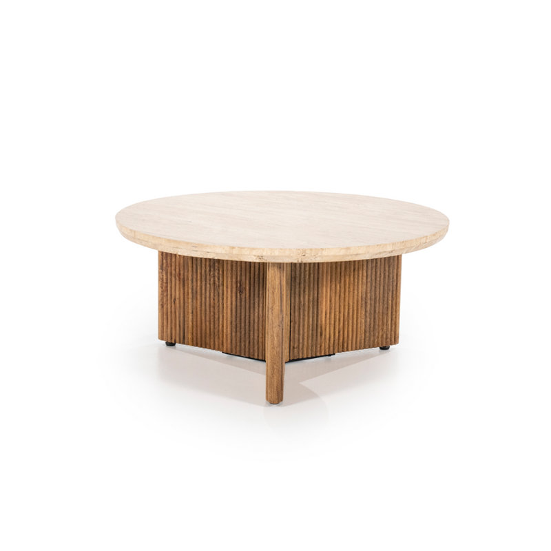 Table basse à piédestal Sara