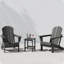 Laguna Foldable Outdoor Adirondack Chair With Table-812154974